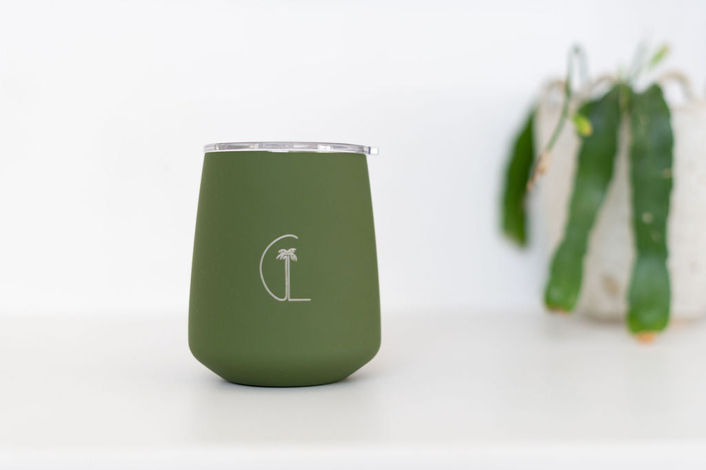 JUST LAUNCHED: Galapagos | Reusable Cup 8oz | Green - Caye Life