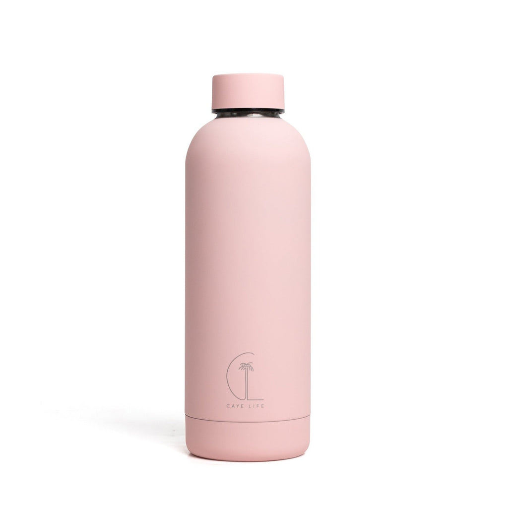 Flamingo | 500ml Water Bottle | Matte Pink - Caye Life