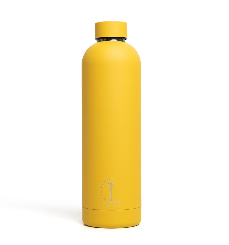 Mustard 750ml Insulated Water Bottle