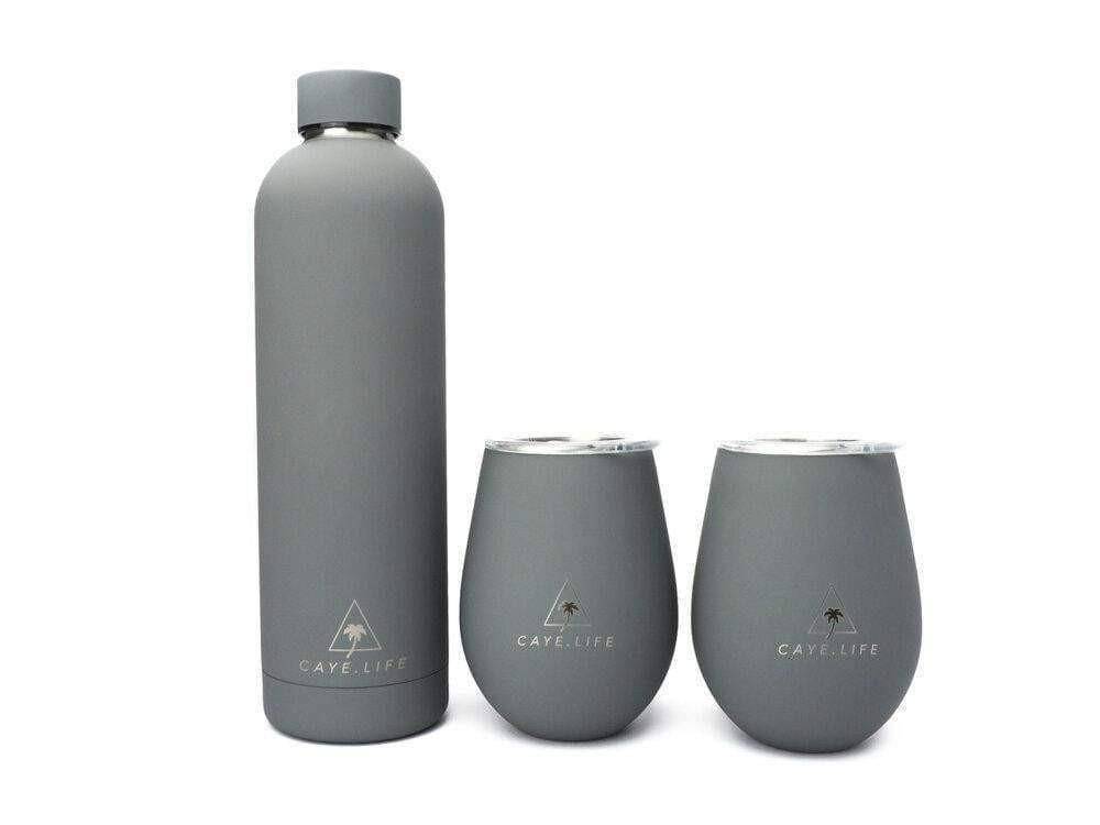Bermuda Bundle | 750ml Water Bottle and 2 x Reusable Cups - Caye Life