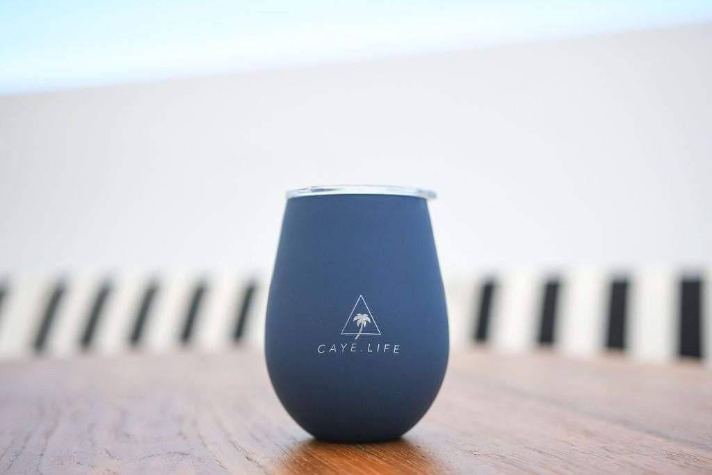 Hvar | Insulated Reusable Cup | Matte Navy Blue - Caye Life