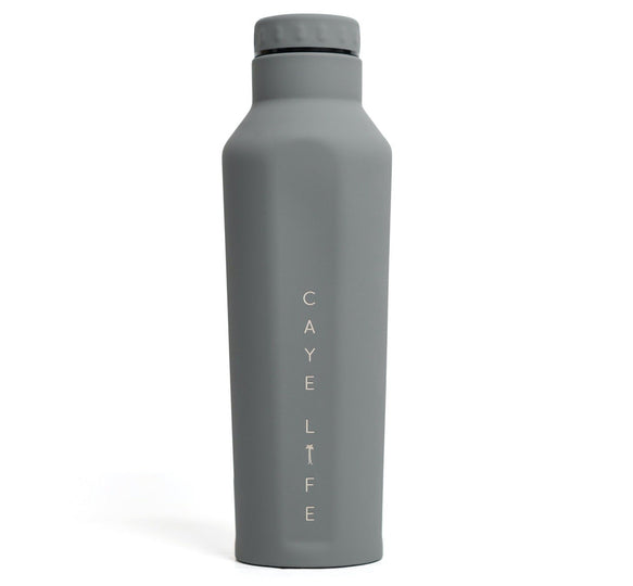 *JUST LAUNCHED* Capri | 500ml Water Bottle | Steel Grey - Caye Life